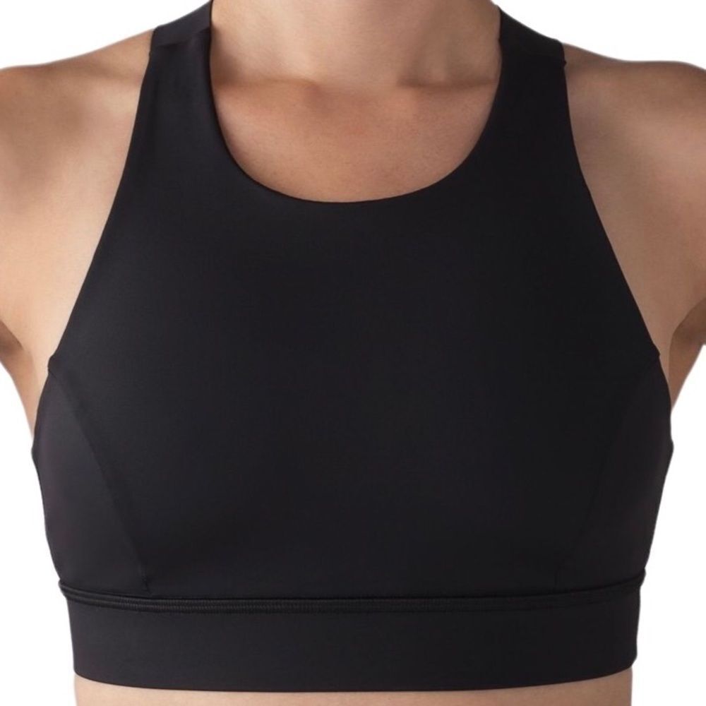 Lululemon Fast Free Bra (Nulux) Black Size 6